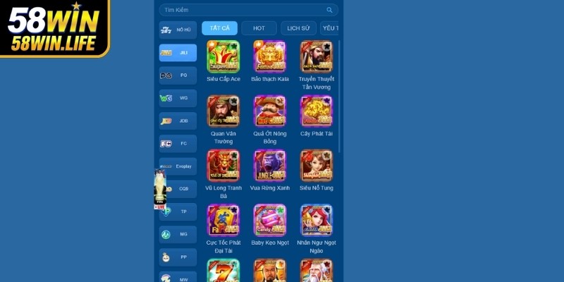 Thưởng thức loạt game hấp dẫn